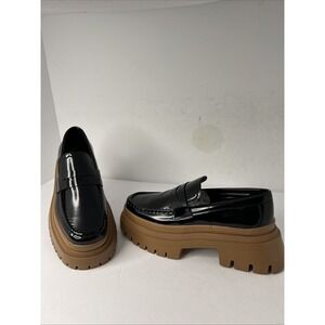 ASOS Super Chunky Men's Black Loafer Sz 10